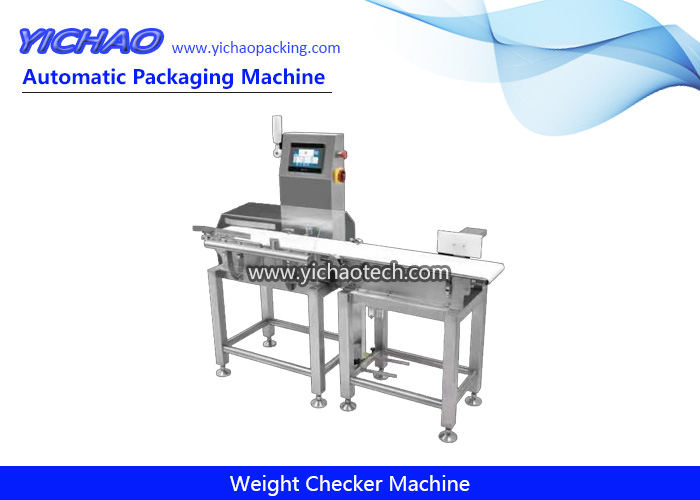 High Speed Automatic Food Check Weigher Industrial Weight Checker For Packaging Line