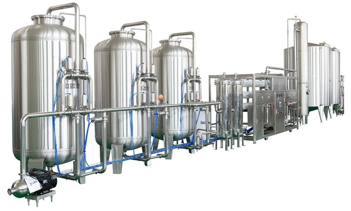 6000BPH Pure Water Production Line-Pure water treatment system