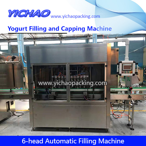 High-speed Automatic Liquid Yogurt Filling and Capping Machine for Glass Jars/Plastic Cups